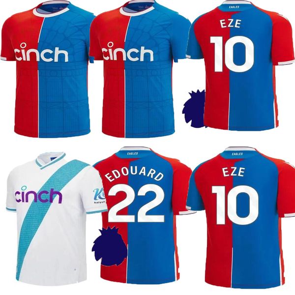 23/24 CPFC Maglie da calcio M.FRANCA OLISE KOUYATE EZE CrystalS LERMA J.AYEW MATETA CHLUPP PALACE BENTEKE SCHLUPP Casa lontano 4° Quarto kit Maglie da calcio UOMO