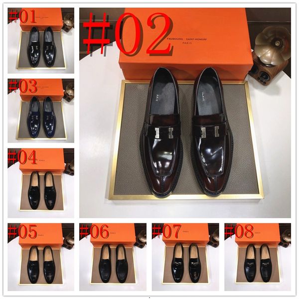 37Modello di scarpe Oxford da uomo di lusso Nero Marrone Pelle di serpente Stampa Abito casual di design Scarpe da uomo Stringate Scarpe a punta in pelle per uomo