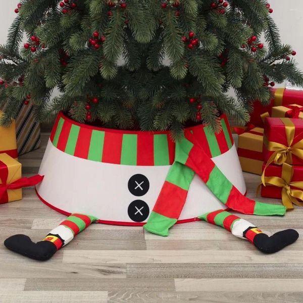 Рождественские украшения Санта-Клаус Юбка с елкой Украшения Снеговик Годовые юбки Веселые красочные