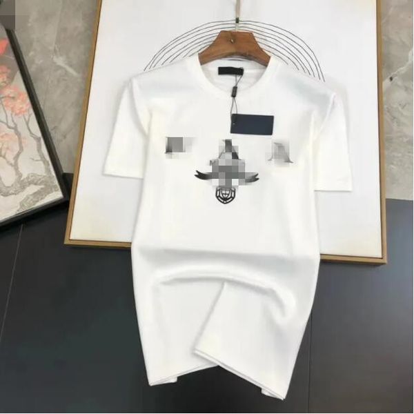 2024 Designer de marca de luxo masculino camiseta algodão macio manga curta camiseta verão casual conforto roupas masculinas camiseta preto branco vermelho plus size S-XXXXXXL