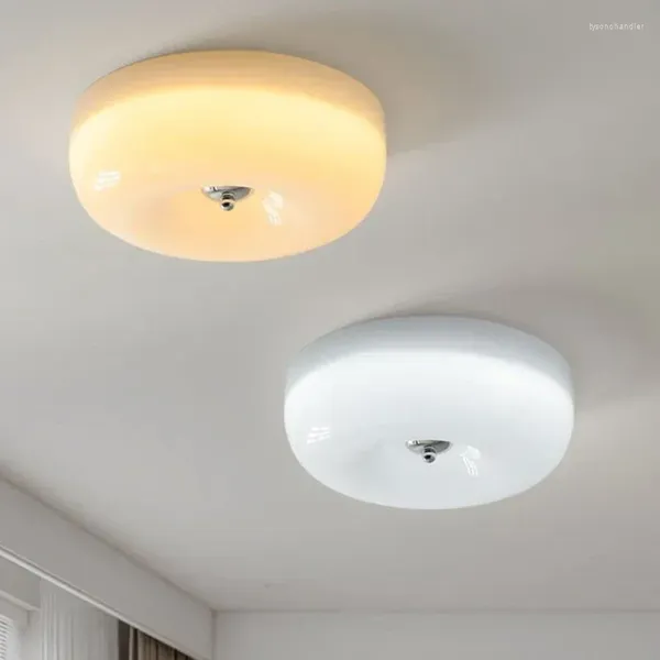 Tavan Işıkları İskandinav Işık Minimalist Beyaz Yatak Odası Oturma Odası Restoran Çalışma Fuaye Ev Lambası İç Zyrandol Fikstür Dekorasyonu