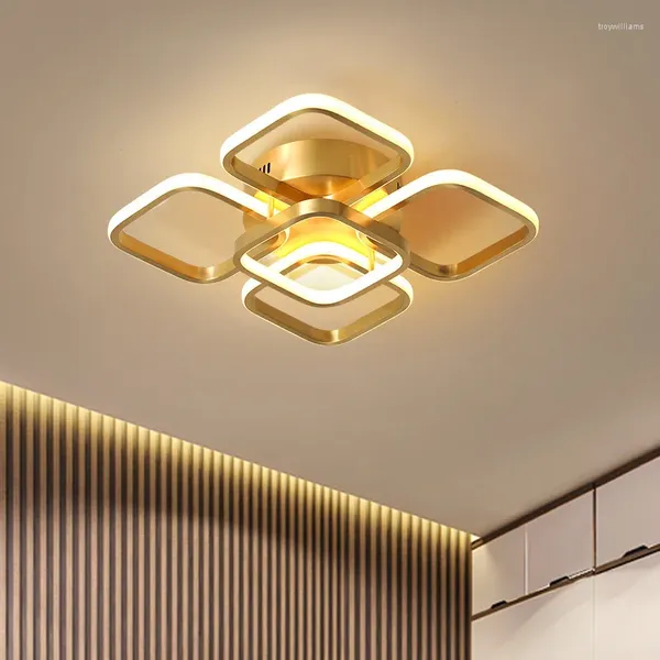 Plafoniere Modern Celling Light Nordic Decor Led Soggiorno Lampadari viola Lampada in vetro