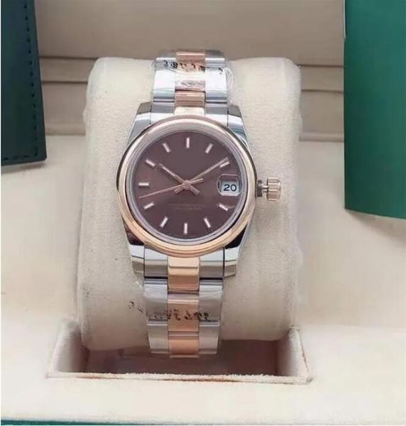 Designer Watch Womens Saatler Sıcak Satıcı İzler 31mm Lady Otomatik Işık Dış Paslanmaz Çelik Bilek Moda Ustası