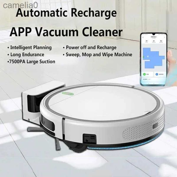 Robot aspirador de limpeza novo 3600pa Robot Vacuum Cleaner Smart Charging Navigation Area no mapa de eletrodomésticos Inteligente Robô Sweetel231219