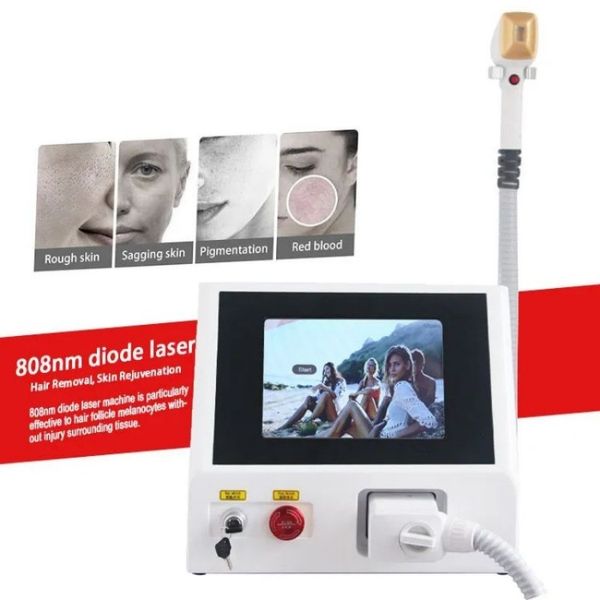 Outros equipamentos de beleza China 808Nm Trio Laser Máquina de depilação depiladora