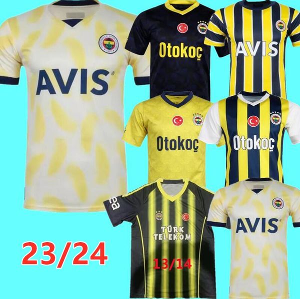 2023 2024 Fenerbahce Soccer Jerseys Fred Dzeko Kent Cengiz под командованием Batshuayi Tadic Aziz Kadioglu Kahveci Zajc Arao Szalai Istanbul 23 24 Home Away Football Рубки 999