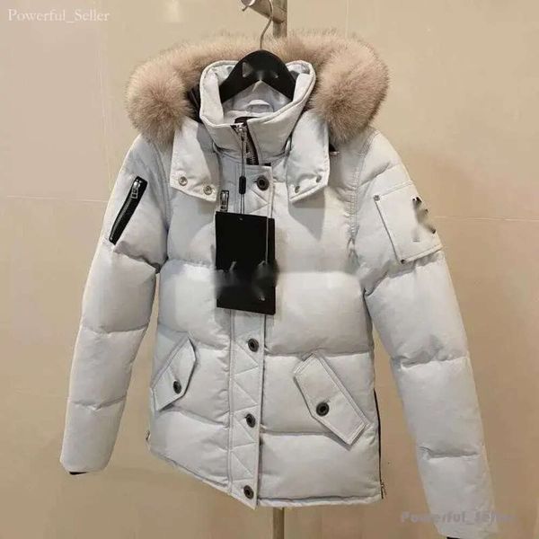 Kanada'nın Winter Mooses makası için satın alma ajansı, ceketi kalın kapşonlu makas verir varsayılan gümüş erkek giyim çiftinin çalışması 6139