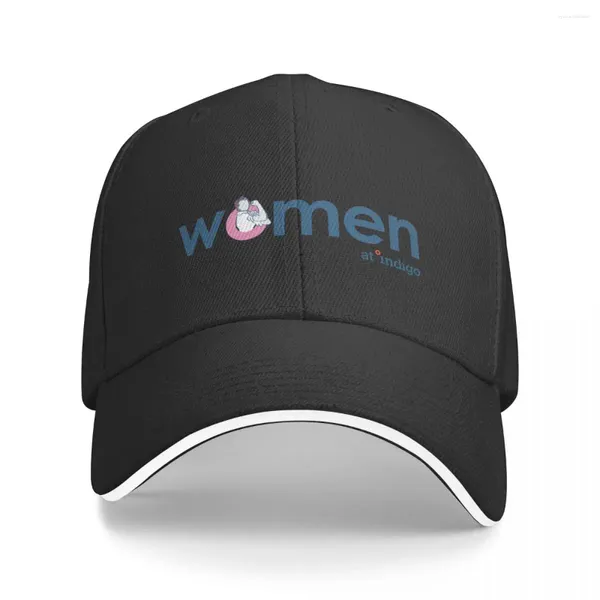 Ball Caps Indigo Kadın Ağı Logosu Beyzbol Kapağı Trucker Hat Sabit Hat Lüks Adam Erkekler