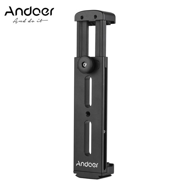 Zubehör Andoer Metall Tablet Clip Tablet Stativ Adapter Halter Klemme mit Cold Shoe Mount 1/4