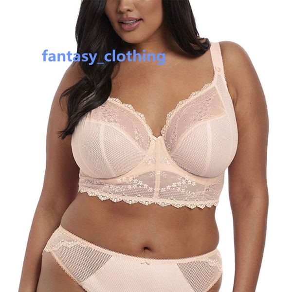 Gancho e fechamento de olho com decote em v feminino plus size underwire bralette renda roupa interior estiramento conforto plus size conjunto de lingerie