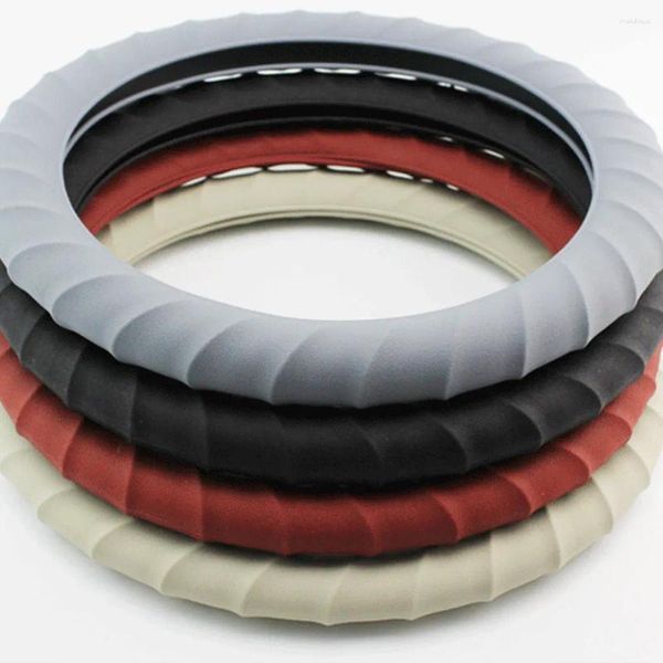 Coprivolante 36-40cm copertura universale in silicone per auto guanto elastico texture morbida multi colore accessori per arredamento automatico