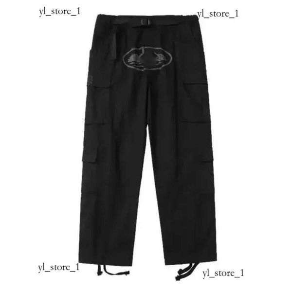 2023 Erkekler Y2K Kargo Pantolon Cortiez Hip Hop Cortiez Baskı Multi Cep Talzetleri Hip Hop Punk Rock Geniş Bacak Cortez Pants Sokak Giyim 5639