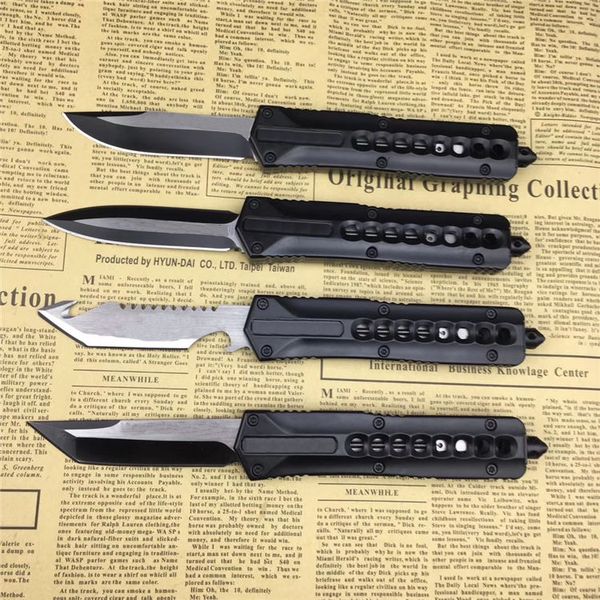 Canivete OTF AUTO de 4 estilos MICRO TECH com 8 furos Lâmina de aço 440C de 3,74