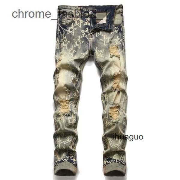 Hombre Street amari Pant Hip amirl Pantalones amirlies Jeans Hiking am Ripped amis Hop High imiri Brand amiiri Vaqueros Para Mens Designer Motorcycle Embroide 1YZZ