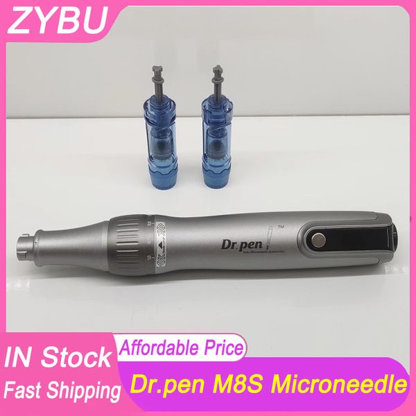 Dr.pen M8S Ultima M8 Aggiornamento Micro Needling Stamp Dermapen Roller Cura della pelle Macchina di bellezza Mesoterapia MTS Strumento Crescita dei capelli Ringiovanimento del viso Anti invecchiamento Derma Pen