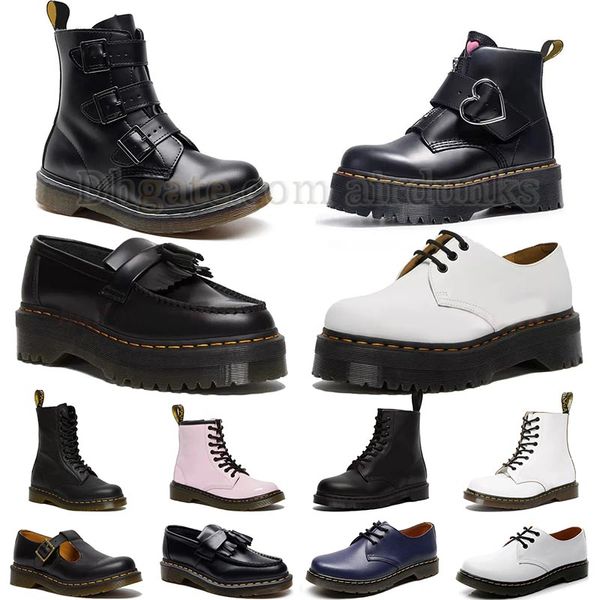 stivali firmati da donna doc martens tabi boot martin sneakers di lusso triple nero bianco classico stivaletti corti alla caviglia inverno neve all'aperto scarpe da lavoro calde uomo donna