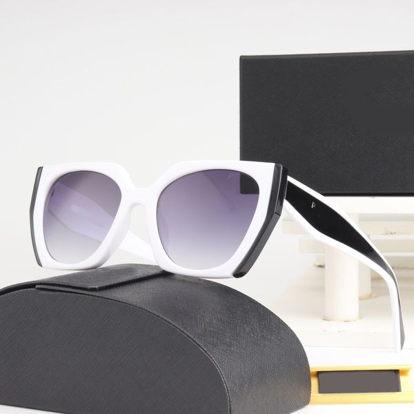 Tasarımcı Güneş Gözlüğü Kadın Erkek Gözlük Renk Blok Çerçeve Yan Mektup Ünlü Üçgen Güneş Gözlükleri Retro Modern Sıradan Süs Sürüş GA076