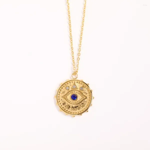 Ожерелья с подвесками, модное нишевое милое альтернативное ожерелье с глазом дьявола, циркон, солнечные лучи, подарок на день рождения, тренд 2023