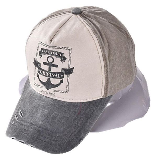 Pirate Ships Anchor Printing Baseball Cap Multicolor Vintage Hat Washed Canvas Caps Adjustable Hip Hop Hats For Men And Women2974