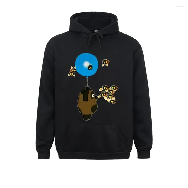 Erkek Hoodies Komik Rus Hoodie Vini PUH Karikatür Ayı Sweatshirt Erkekler İçin Sweatshirtler Uzun Kollu Funky Kış Sonbahar Spor giyim