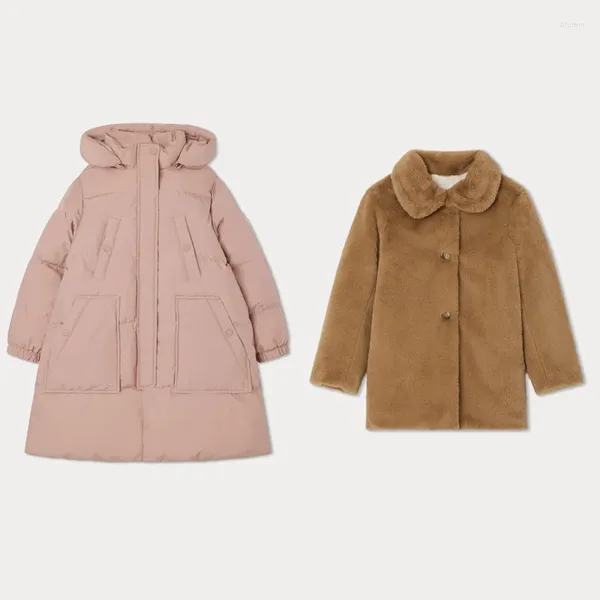 Пуховое пальто, предварительная продажа 2023, зимний жилет Bp для девочек, детская одежда, дизайнерская одежда для девочек