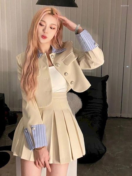 Zweiteiliges Kleid Hohe Qualität Frühling Langer Rock Blazer Sets Outfits Weiblich Formal Business Korean Damen Büro Damen Arbeitsjacke Anzug