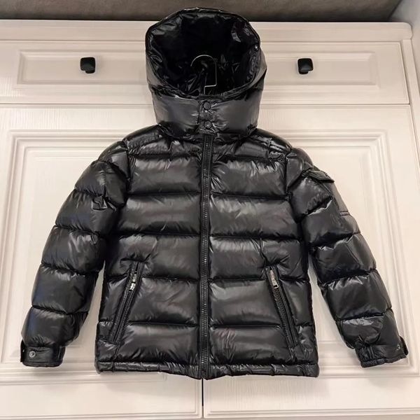 Coat yeni çocuklar kışlık ceket kızlar kızlar moda çocuk ceket beyaz ördek rüzgar geçirmez parka uzun deri yaka kap sıcak katlar bebek cl cl