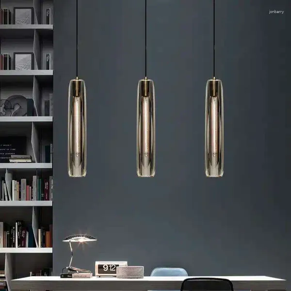 Kolye lambaları Nordic Led Tasarımcı Lambası Mutfak Yemek Odası için Modern Lüks Hanglamp Yatak Başucu Armatürü Süspansiyon Loft Işık Fikstür