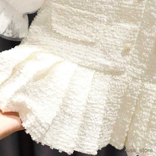 Abiti da ragazza Dress per ragazze 2023 Spring Autumn Baby Fashion Falso 2 pezzi in pizzo Principessa Tulle Abiti a manica a manicotto gonfia 2 4 6 anni bambini