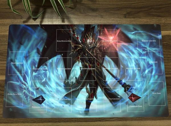 Poggia YuGiOh Dragon of Redeyes TCG Mat Anime Gioco di carte collezionabili Tappetino CCG Playmat Antiscivolo Mouse Pad Tappetino da scrivania 60x35 cm Borsa gratuita