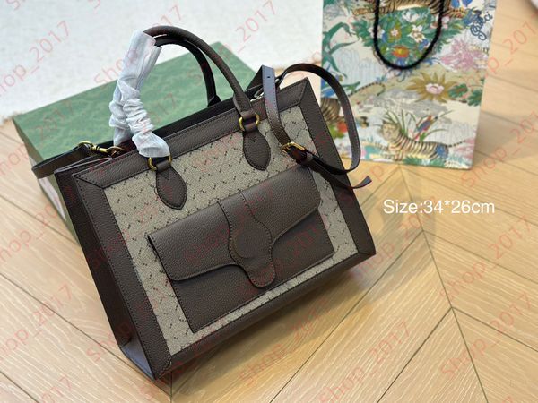 Tasarımcı Çanta Ophidia Orta Tote Çantalar Sacoche Alışveriş Torbaları Omuz Çantası Vintage Kitap Çapraz Koyu Çanta Kadın Evrak Çantası Satchels Messenger Lüks Lady Men