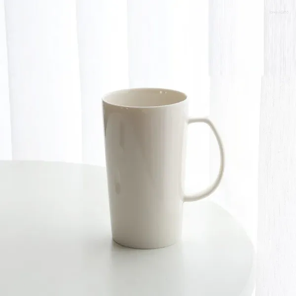Caneca de café cerâmica de grande capacidade das canecas 500ml Logotipo simples do estilo Noedic customizável