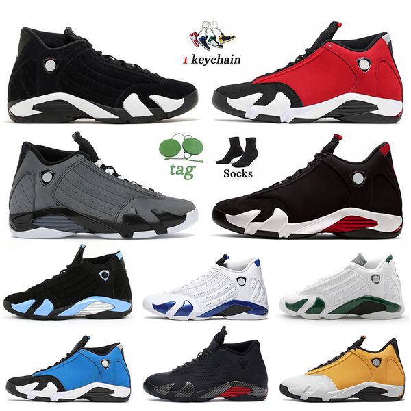 14S Mens Jumpman 14 Açık Basketbol Ayakkabıları Jodons Siyah Beyaz Ginger Kışlı Salonu Kırmızı Mavi Gök gürültüsü Siyahlar Toe J14S Tasarımcı Sepet Sabitlikler Büyük Boyut
