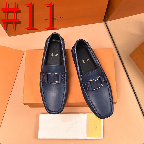 40Modello 23ss Marca Primavera Estate Vendita calda Mocassini Uomo Mocassini Scarpe in vera pelle di alta qualità Uomo Appartamenti Leggero Designer Scarpe da guida Taglia 38-46