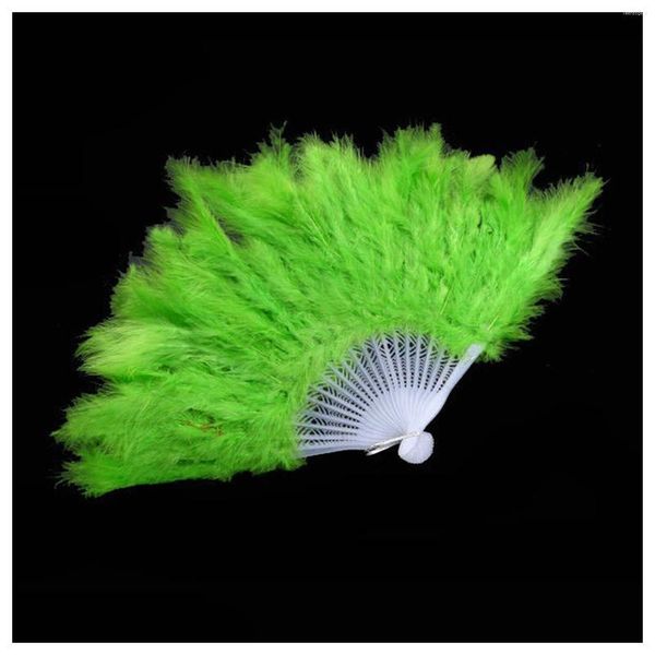 Figurine decorative Halloween Feather Feather Fan Costume Decor per accessori da ballo