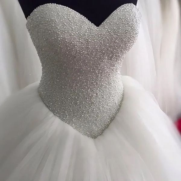 lussuosi abiti da ballo con scollo a cuore in rilievo di cristallo abiti da sposa corpetto corsetto abito da sposa stile bling bling