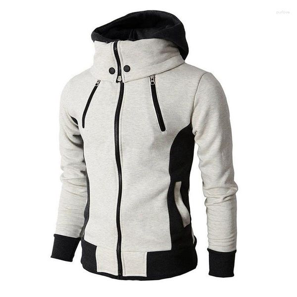 Hoodies masculinos jaqueta de inverno com capuz panos masculinos tops zip up