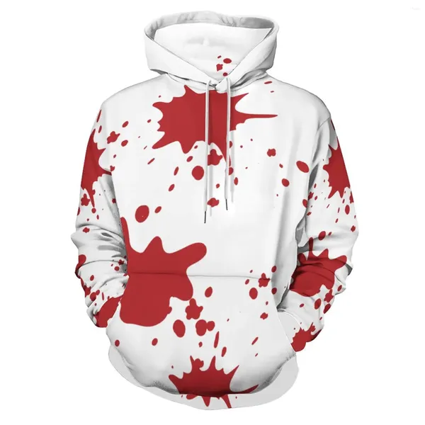 Erkek Hoodies Kadınlar Hoodie Anime Kawaii Blood ve Kadın Spor Kazakları