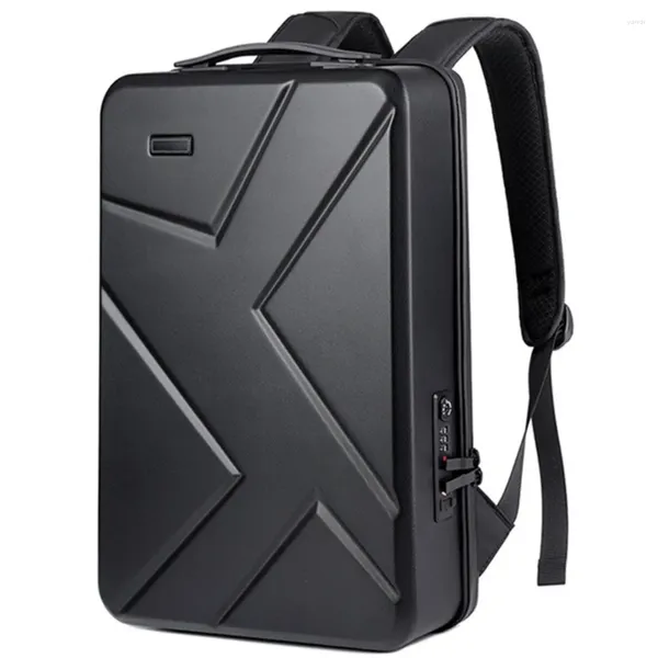 Rucksack Business Koffer wasserdichtes Hartschalen -Reise Passwort Box Laptop Tablet Computerbeutel USB -Ladepc -Schulterhandtasche