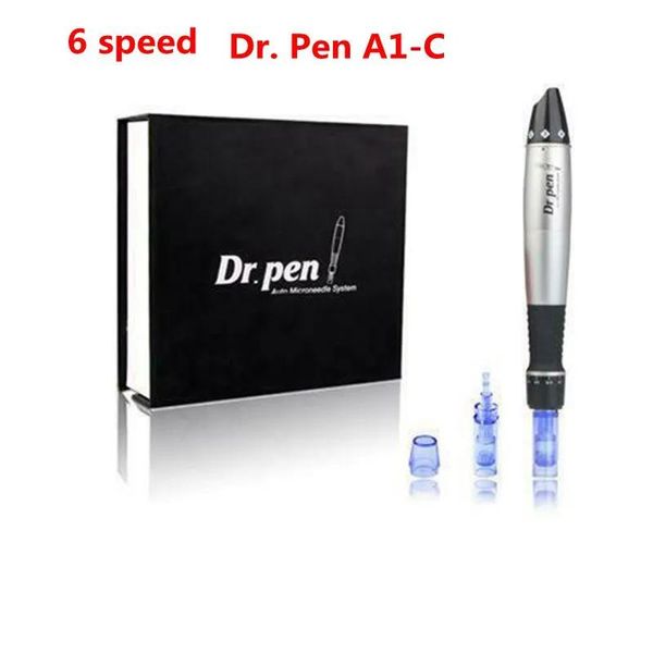 Roller Dr Pen A1C Otomatik Mikroiğne Cilt Bakımı Sistemi Ayarlanabilir iğne uzunlukları 0.25mm3.0mm elektrik dermapen damgası CE