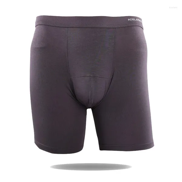 Unterhosen Große Größe XL-7XL Herren Boxershorts Modal Unterwäsche Mann Sexy Höschen Atmungsaktive Feste Tasche Mittlere Lange Bein Cueca