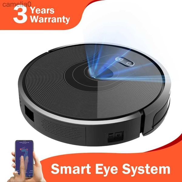 Robot Aspirapolvere Robot Aspirapolvere X6 Smart Eye System 6000PA App di aspirazione Linea NO-GO Zona selettiva Pulizia Punto di interruzione RiprendiL231219