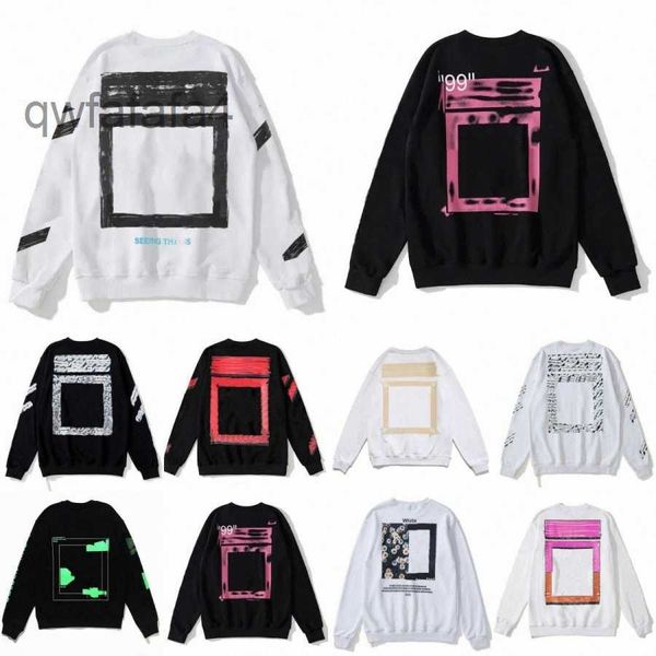 Designer di Felpa con cappuccio da uomo Moda Donna Con cappuccio Casual Harajuku Pullover Unisex Streetwear Felpaoff T-shirt da uomo Bianco I3iu # GZS7