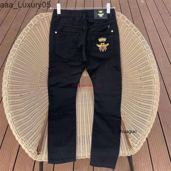 Autumnwinter Jeans Amari Herren Amirl Hosen Amirlies bestickt am Slim Amis Denim imiri es Amiiri New AM Jeans Designer Bee Clothing es Fit Leings Elastic Fashi 2PIX