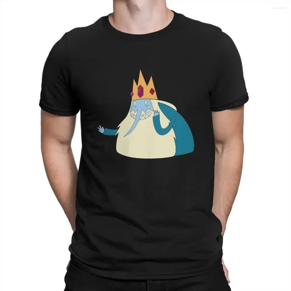 Herren T-Shirts The Ice King Shirt Abenteuer Cartoon Zeit Baumwollkleidung Neuheit Kurzarm Rundhals T-Shirt Erwachsene T-Shirt