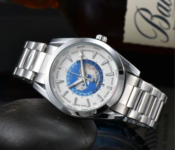 Orologi da polso per uomo 2024 Nuovi orologi da uomo Tutti i quadranti funzionano Orologio al quarzo Alta qualità Top Luxury Brand Cronografo Orologio Accessori moda Maglia in acciaio Tipo di cintura