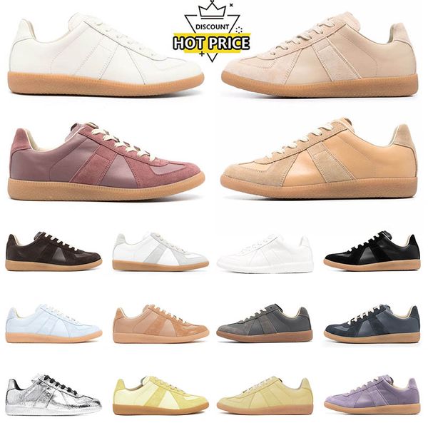 Designer sapatos maison out margiela sapatos casuais respirável homens treinadores laranja preto cinza branco skate mulheres tênis esportivos tamanho 35-44