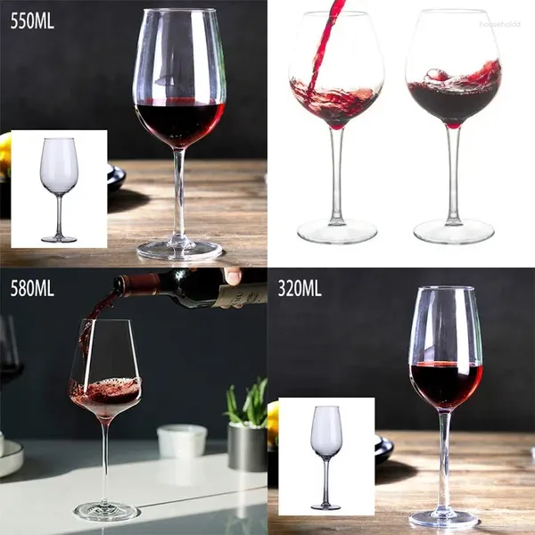 Copos de vinho Copos de vidro plástico Bar Home Goblet