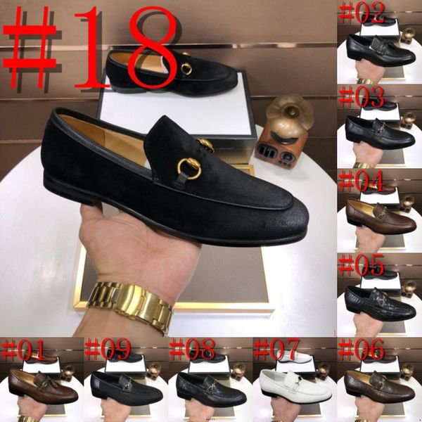 34Modello Mocassini di lusso da uomo in vera pelle fatti a mano Monk Strap Ufficio Matrimonio Festa Calzature casual Doppia fibbia Slip on Scarpe eleganti da uomo