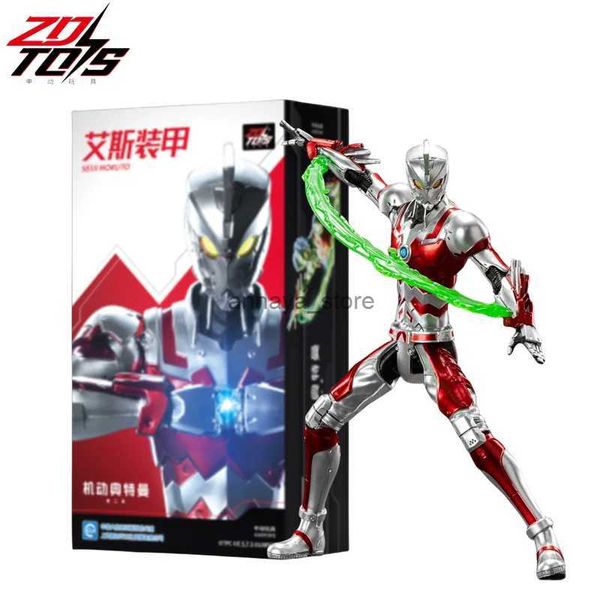 Action Figures Toy Originale ZD Ultraman ACE SUIT Action Figure Jack SEVEN Gaia Tiga Trigger Decker Orb Z Raccogliere Mecha Ultraman Anime Toy For KidsL231216